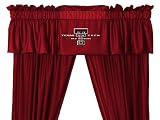 NCAA Texas Tech Red Raiders - 5pc Jersey Drapes Curtains and Valance Set