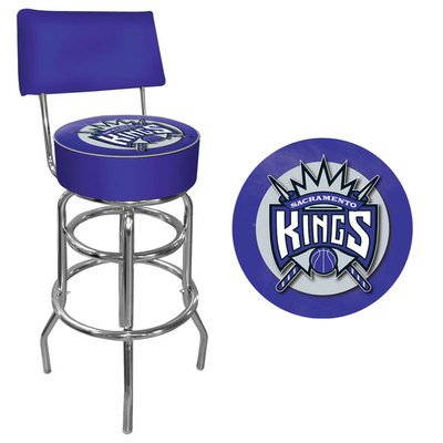 Sacramento Kings NBA Padded Swivel Bar Stool with Back
