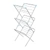 Minky Trio Concertina Tubular Clothes Airer, Silver