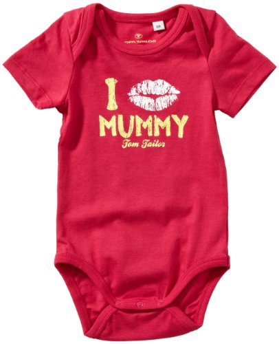 TOM TAILOR Baby - M&auml;dchen Body 11000556221/body i kiss mummy, Gr. 74, Pink (5327) Preisvergleich