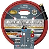 Apex 8695-25 Commercial 5/8-Inch-by-25-Foot All Rubber Hot Water Hose, Red