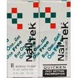 Nail Tek Intensive Therapy II W/FREE Quicken Fast Setting Polish Dryer Size (.5x2 oz)