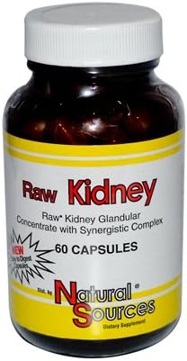 New - Natural Sources Raw Kidney - 60 Capsules