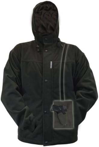 Rivers West Pioneer Conceal & Carry Fleece Jacket, BLACK, LG