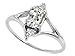 0.52 cts Genuine White Topaz and Diamond Ring - 14kt Yellow Gold LIFETIME WARRANTEE
