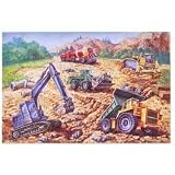 24-Piece Construction Floor Puzzle