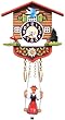 German Quartz Clock - Girl Swinging German Quartz Clock - Girl Swinging