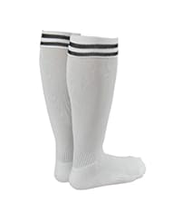 Apparel: Lian LifeStyle Boys 1 Pair Knee High Sports Socks for Baseball/Soccer/Lacrosse XS White