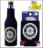 SET OF 2 SEATTLE MARINERS CAN & BOTTLE KOOZIE COOLER