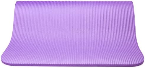 InfiDeals Multi-Purpose Extra Thick NBR Comfort Foam Yoga Mat for Exercises, Pilates with Carry Strap, Purple