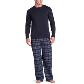Intimo Men's Gift Set - Flannel Pant With Knit Top