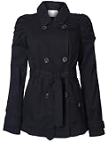 Only Lisa-Womens Cotton Belted Fashion Trench Coat