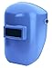 Honeywell 4910BE Classic Blue Thermoplastic Stationary Front Welding Helmet with Fixed Shade 10 Lens, P-241H Shade, P-242 Filters and 4001 Quick-Lok, 1" Height, 10" Width, 14" Length