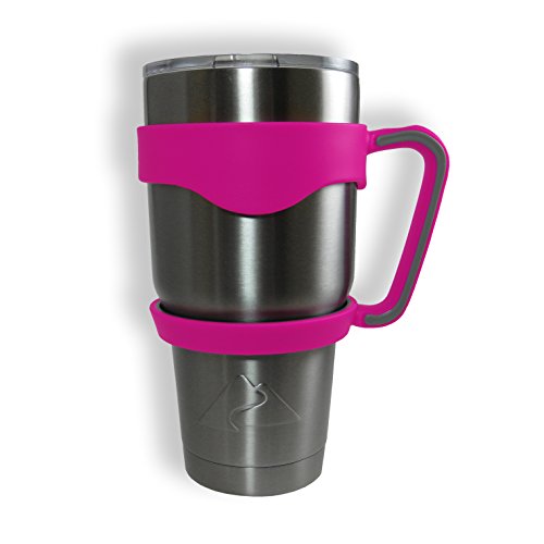 Tirsty 30 oz Tumbler Handle fits Ozark Trail, YETI and more tumblers. Includes Secure Travel Clip (Hot Pink) Tirsty 30 oz Tumbler Handle fits Ozark Trail, YETI and more tumblers. Includes Secure Travel Clip (Hot Pink)