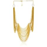 ABS By Allen Schwartz Stoned Chains Clear Crystal B