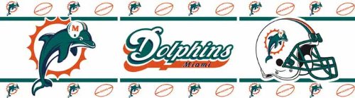 Miami Dolphins Wall Border