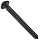 Black Oxide Alloy Steel Tamper Resistant Sheet Metal Screw, USA Made, Button Head, Tamper-Resistant Pin-In-Head Hex Drive