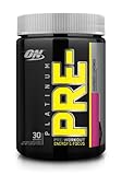 Optimum Nutrition Platinum, Pre- Raspberry Lemonade 30 servings 8.45 Ounce