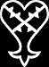 Kingdom Hearts Heartless WHITE Vinyl Car/Laptop/Window/Wall Decal