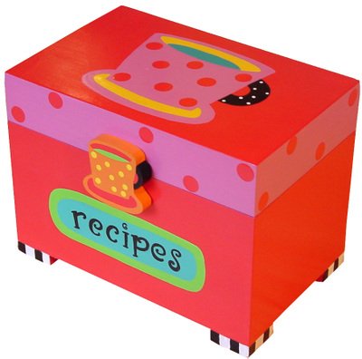 Coffee Cup Recipe Box by Tatutina