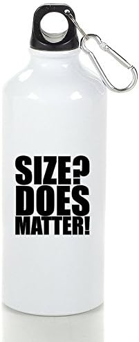 EdRla Size Does Matter! Custom Sports Water Bottle 400 Ml 500 Ml 600 Ml
