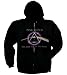 Pink Floyd Hoodie 'Dark Side Of The Moon - Eclipse' zippered sweatshirt