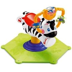 Mattel K0317 - Fisher-Price Hipp Hopp Zebra, Schaukeltier