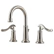 Price Pfister Ashfield Widespread Arc Lavatory Faucet with Pop-Up, Satin Nickel, #049-YP0K