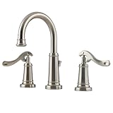 Price Pfister 049-YP0K Ashfield Widespread Arc Lavatory Faucet with Pop-Up, Satin Nickel
