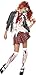 Smiffy's Women's High School Horror Zombie Schoolgirl Costume Jacket