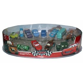 Disney Pixar Cars 12 Piece Figurine Double Set with Mcqueen and More by Cars
