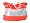 www.strandtaschen.com - Wanted WA0480OR Strandtasche Canvas orange