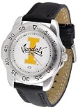 Idaho Vandals Suntime Mens Sports Watch w/ Leather Band - NCAA College Athletics
