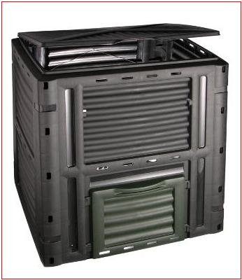 450 L THERMO KOMPOSTER WETTERFEST KOMPOST BEHÄLTER NEU