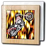 Tile Napkin Holder Picturing Harley-Davidson® Motorcycle