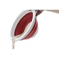 Collapsible Bowl - Red/ White (Medium)