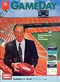 Miami Dolphins First GameDay Program W/ Ticket