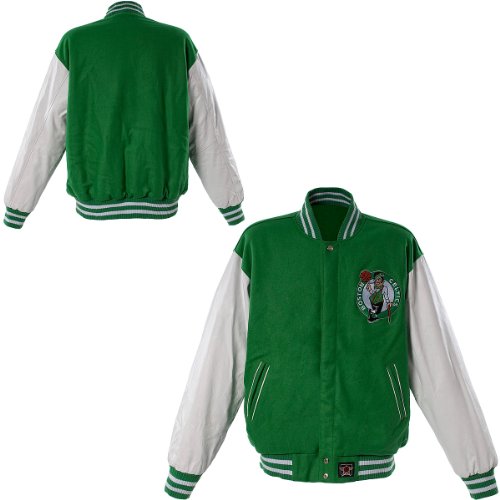 Jh Design Boston Celtics Varsity Jacket Large