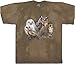 Suchen : Eulen Collage - T-Shirt 100% Baumwolle, TOP QUALIT&Auml;T
