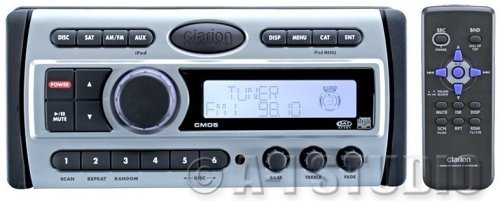 Electronics: Clarion CMD5 Marine CD/MP3/WMA Receiver with CeNET Control and Watertight Faceplate