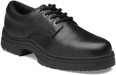 Lehigh Outfitters SlipGrips Men's Black Steel Toe Slip Resistant Oxford 6 W
