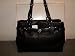 Coach Signature Black Leather Large Carly Carryall 13235