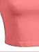 RubyK Womens Fitted Short Sleeve Crop Top with Stretch