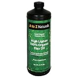 A to Z Naturals High Lignan 100% Organic Flax Oil, 32 Fluid Ounces