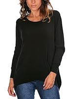 Fleur Bleue Jersey Glaieul (Negro)