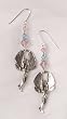 Fairy and Glass Bead Dangle Earrings