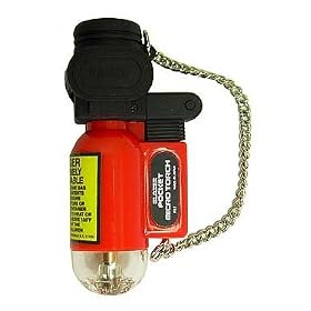 Blazer PB207 Butane Refillable Torch Lighter - Red Finish
