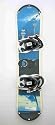 Used rossignol rental Snowboard with New Bindings 106cm C #3652-1