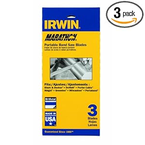 IRWIN 3074002P3 44-7 8 x .020 x 18 Tooth PortaBand Saw Blade - 3 pack by 
