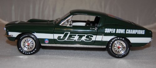 New York Jets 1968 Ford Mustang Super Bowl III Champion Series ERTL Commemorative Edition 1:18 Die Cast Car **Get it by the 24th Try out Amazon Prime and get this item second day or overnight delivery for just $3.00**